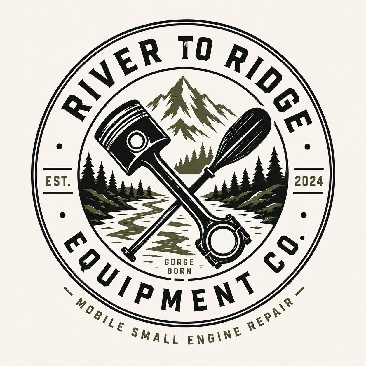 River to Ridge Equipment Co. badge